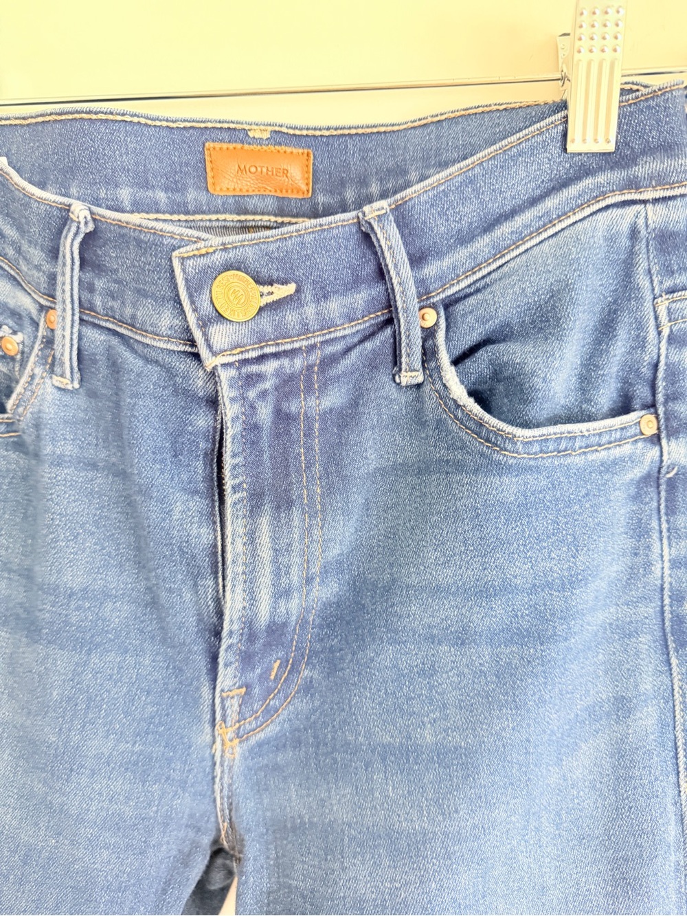 MOTHER Insider Ankle Fray Jeans - Picture 2 of 4
